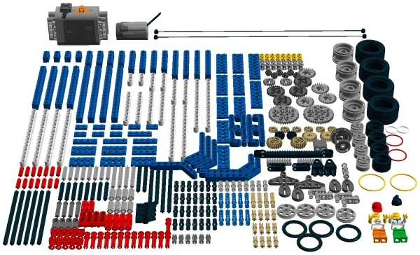 Конструктор LEGO Education Machines and Mechanisms Технология и основы механики 9686 УЦЕНКА ( Без инструкции )